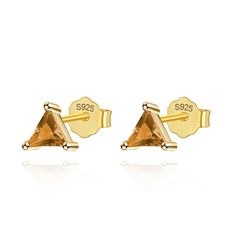 Aretes Triángulo o Círculo de Color