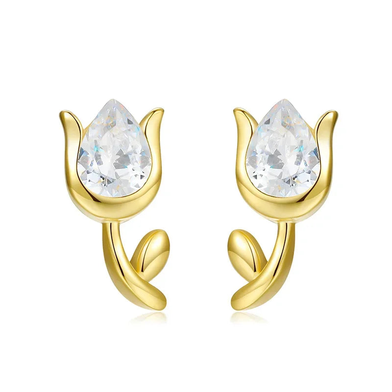 Aretes Tulipán