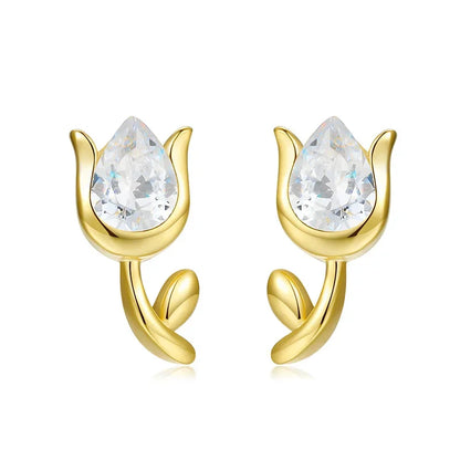 Aretes Tulipán