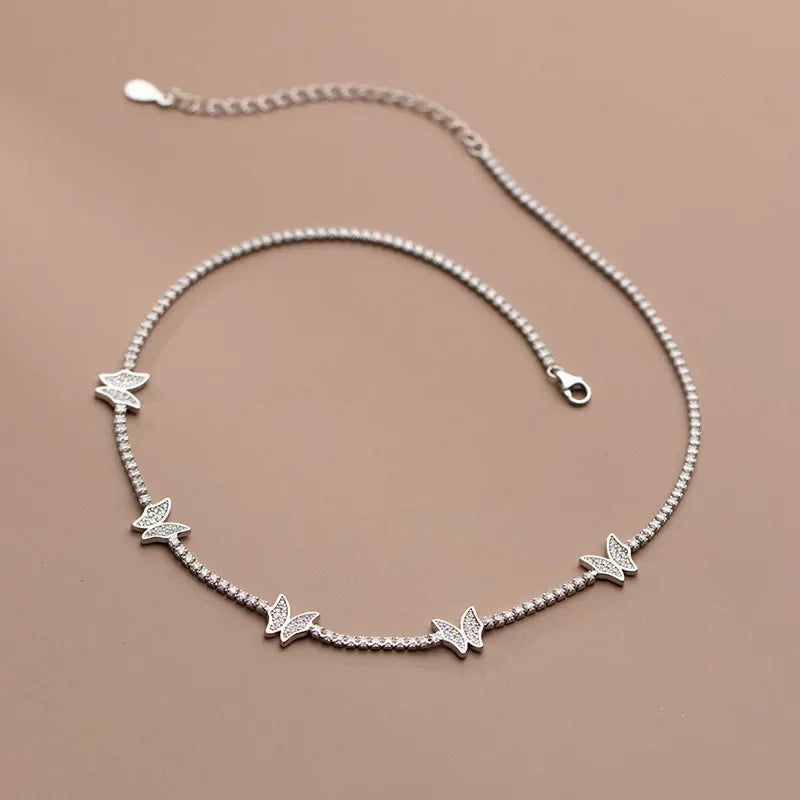 Juego Mariposa con Zirconias