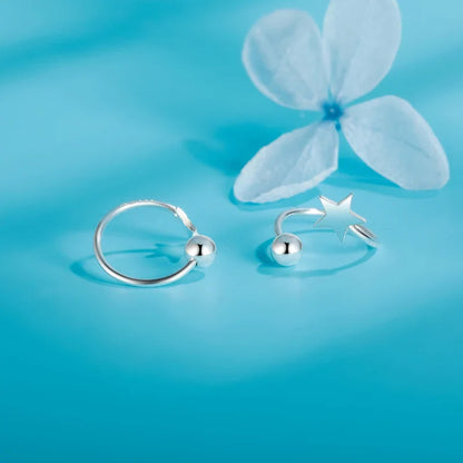 Aretes Estrella en Espiral