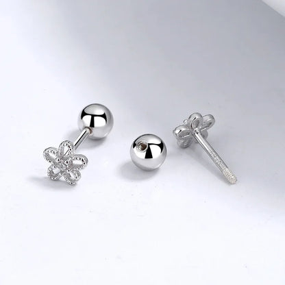 Aretes Flor o Engaste de Garras