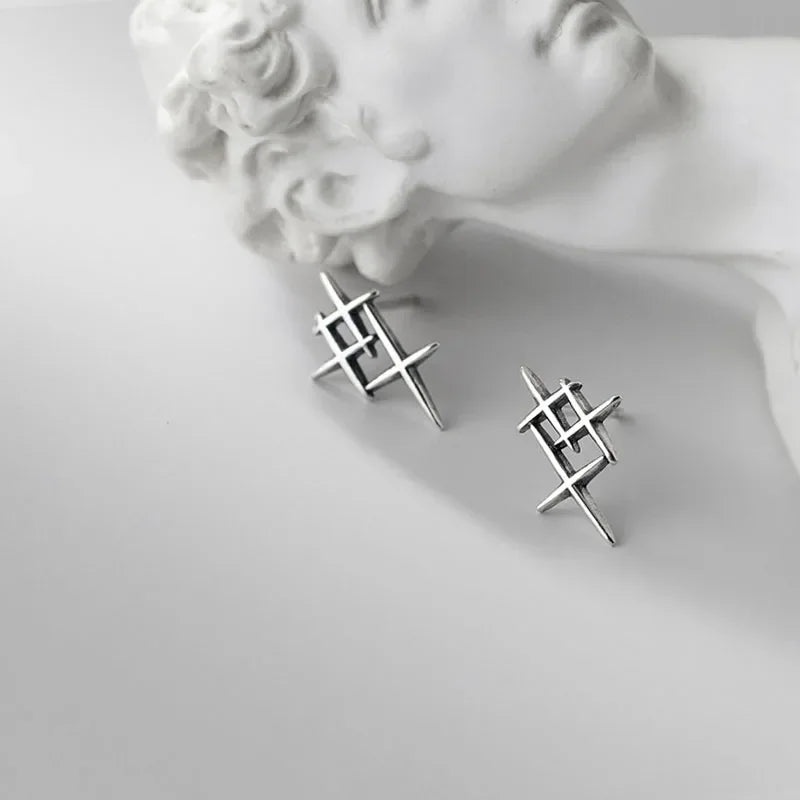 Aretes de Botón Estrella
