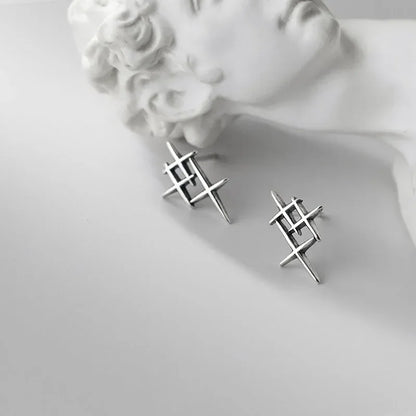 Aretes de Botón Estrella