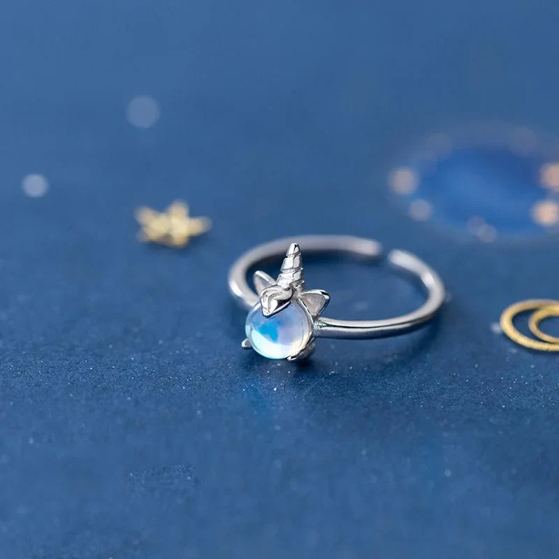 Pulsera Unicornio con Piedra Luna