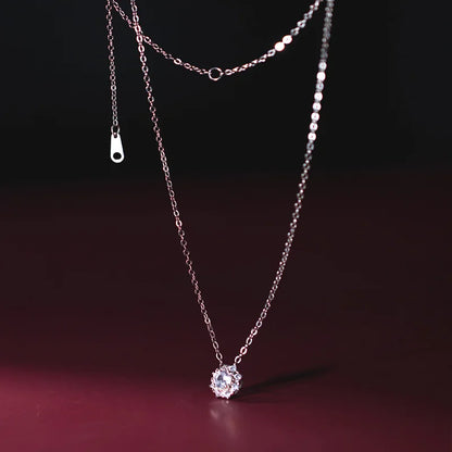 Collar Copo de Nieve con Zirconias
