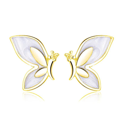 Aretes Mariposa Brillante