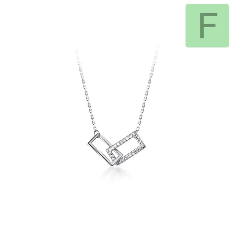 Collar Doble Corazón y Cruz con Zirconias