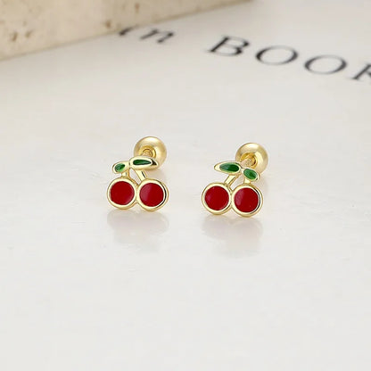 Aretes Cerecita con Zirconias