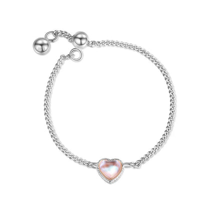 Anillo Corazón con Cadena