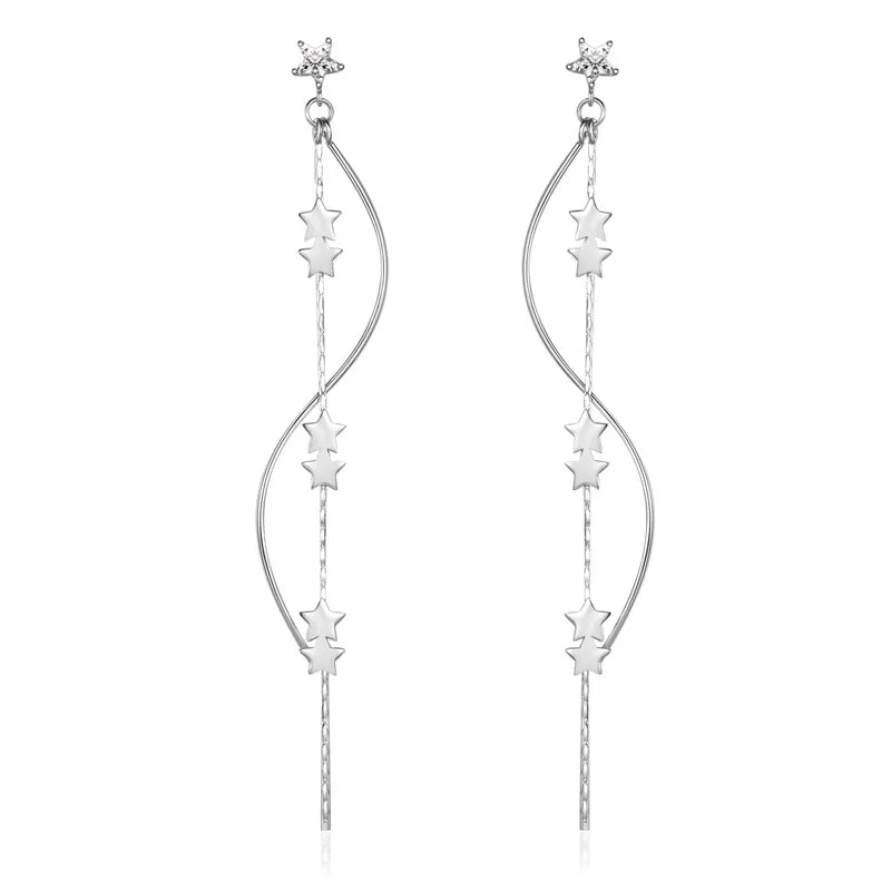 Aretes Largos Ondas y Estrellas