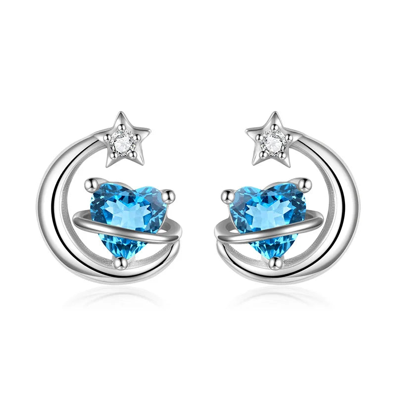 Aretes Luna Romántica