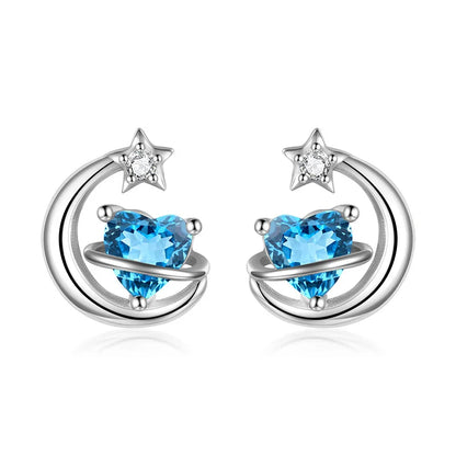 Aretes Luna Romántica