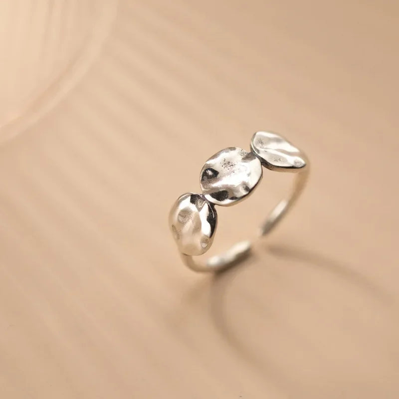 Anillo Elipse Irregular Ajustable