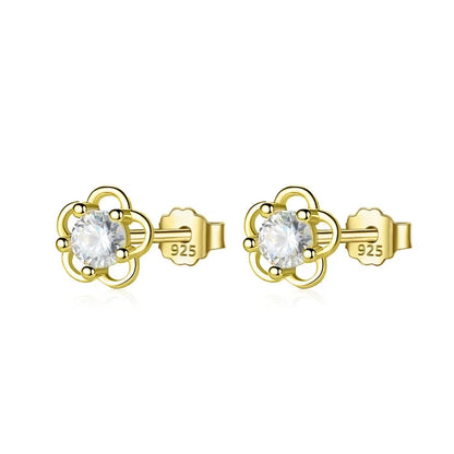 Aretes Flor Calada