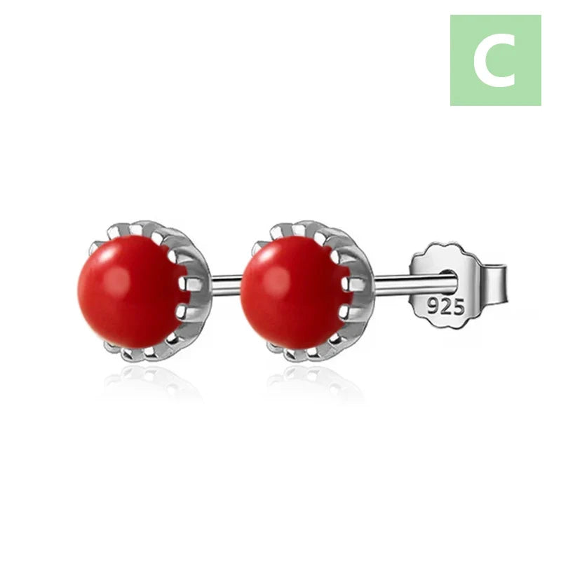Aretes Perla Minimalistas en Seis Estilos