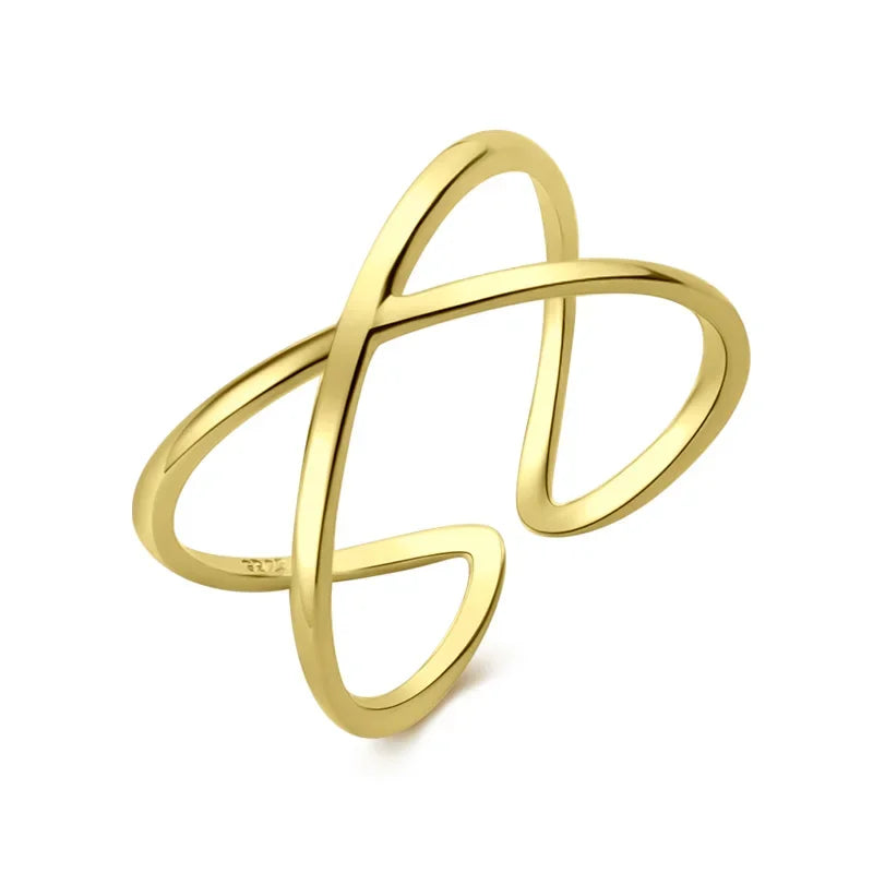 Anillo Cruz en Relieve Abierto