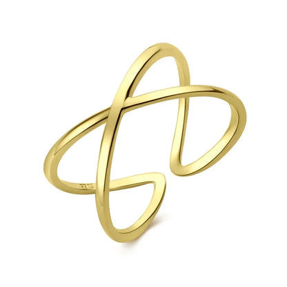 Anillo Cruz en Relieve Abierto