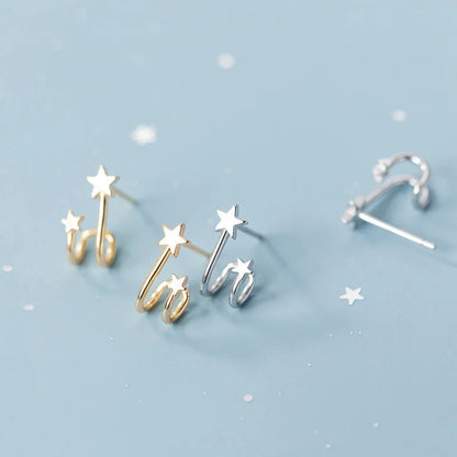 Aretes Doble Estrella