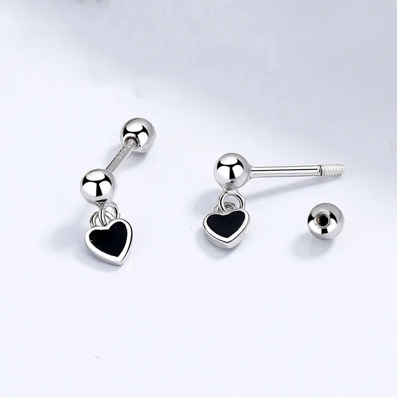 Aretes Corazón Colgante