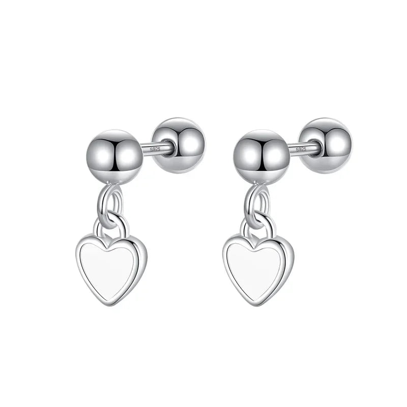 Aretes Corazón Colgante