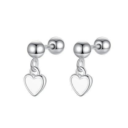 Aretes Corazón Colgante