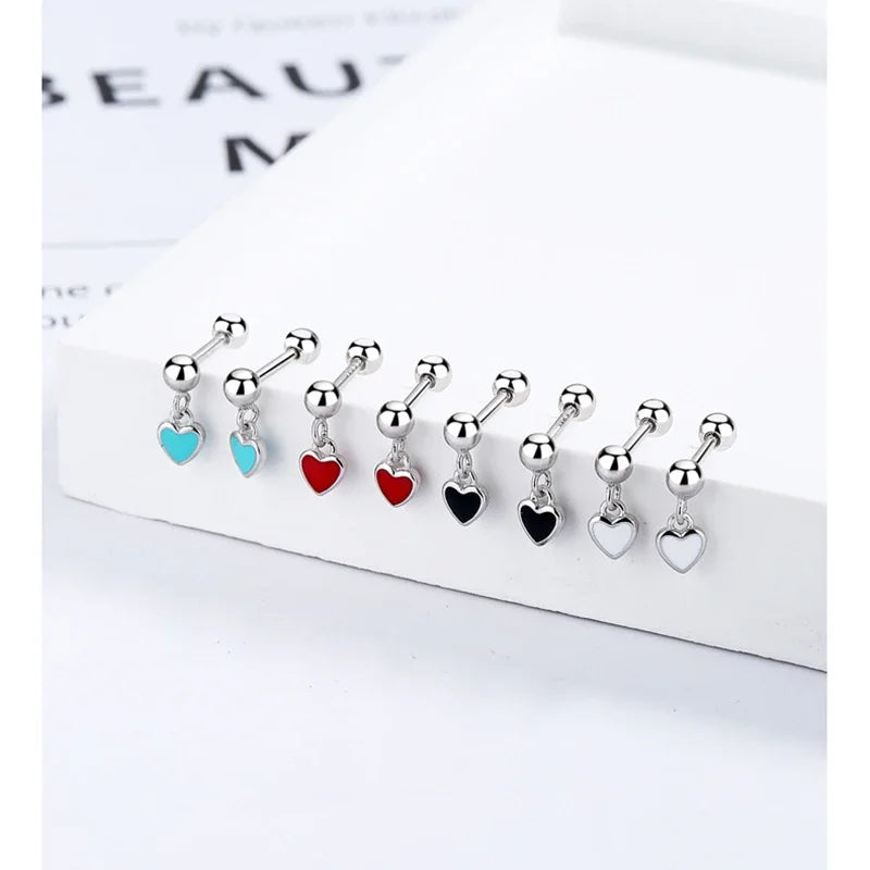Aretes Corazón Colgante