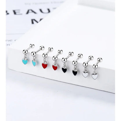 Aretes Corazón Colgante