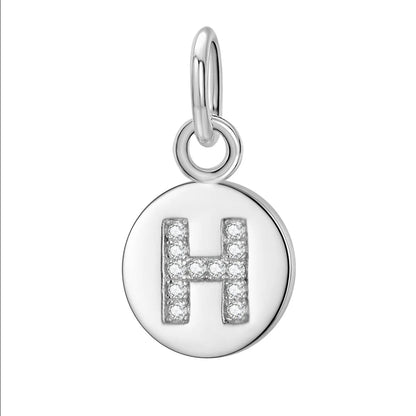 Dije Redondo con Inicial y Zirconias