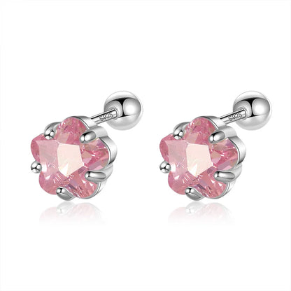 Aretes con Zirconia de Color