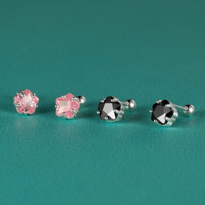 Aretes con Zirconia de Color