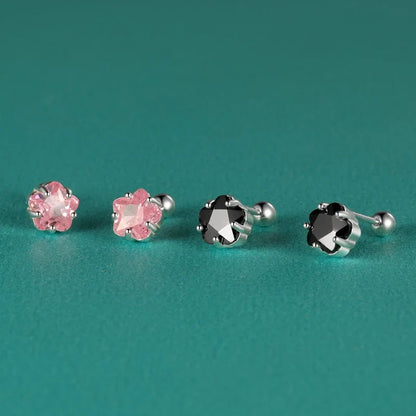 Aretes con Zirconia de Color