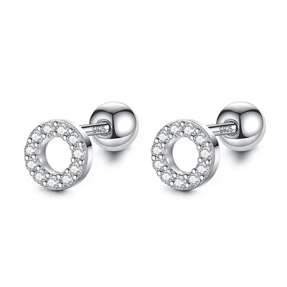 Aretes Redondos con Zirconias