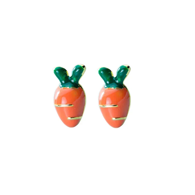 Aretes Sandía Asimétricos