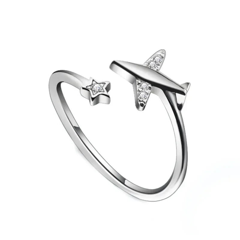Pulsera Avión con Zirconias