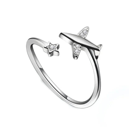 Pulsera Avión con Zirconias