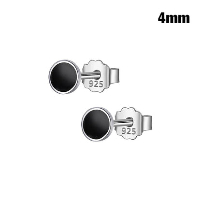 Aretes Redondos Negros