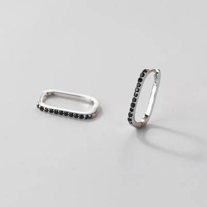 Arracadas Góticas con Zirconia Geométrica