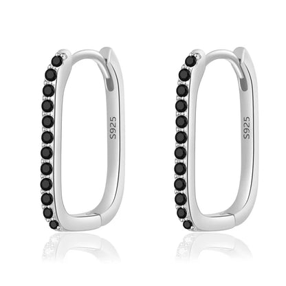Arracadas Góticas con Zirconia Geométrica