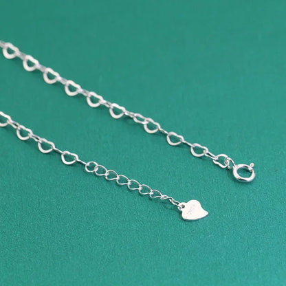 Pulsera Cadena Corazón Calado