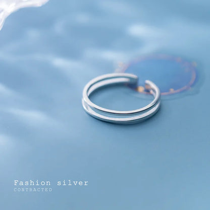 Anillo Doble Capa Ajustable
