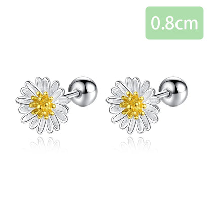 Aretes Margaritas Clásicas