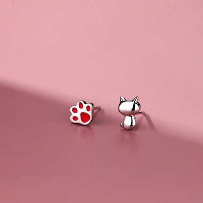 Aretes Huellita de Gato