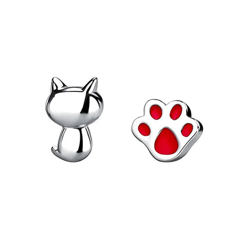 Aretes Huellita de Gato