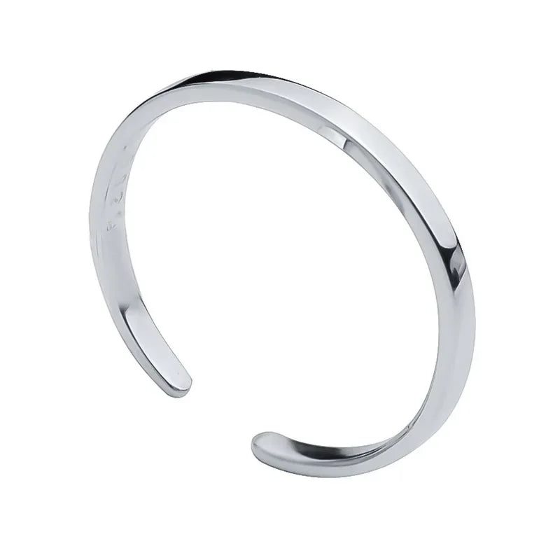 Anillo Liso Ajustable para Pareja