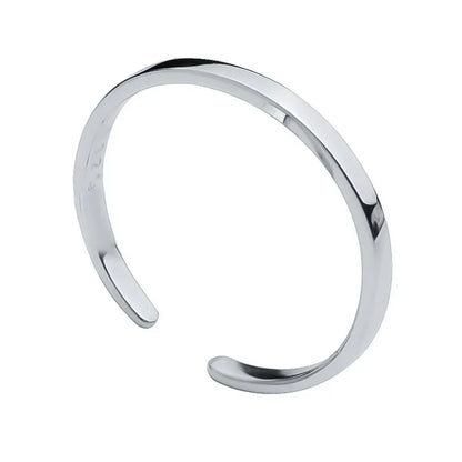 Anillo Liso Ajustable para Pareja