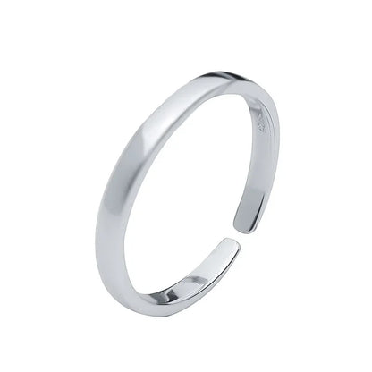 Anillo Liso Ajustable para Pareja