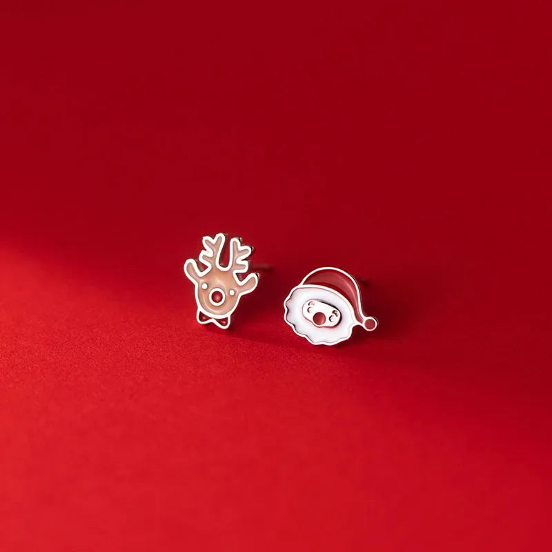 Aretes Santa Claus y Reno