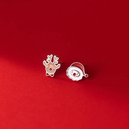 Aretes Santa Claus y Reno
