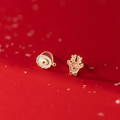 Aretes Santa Claus y Reno